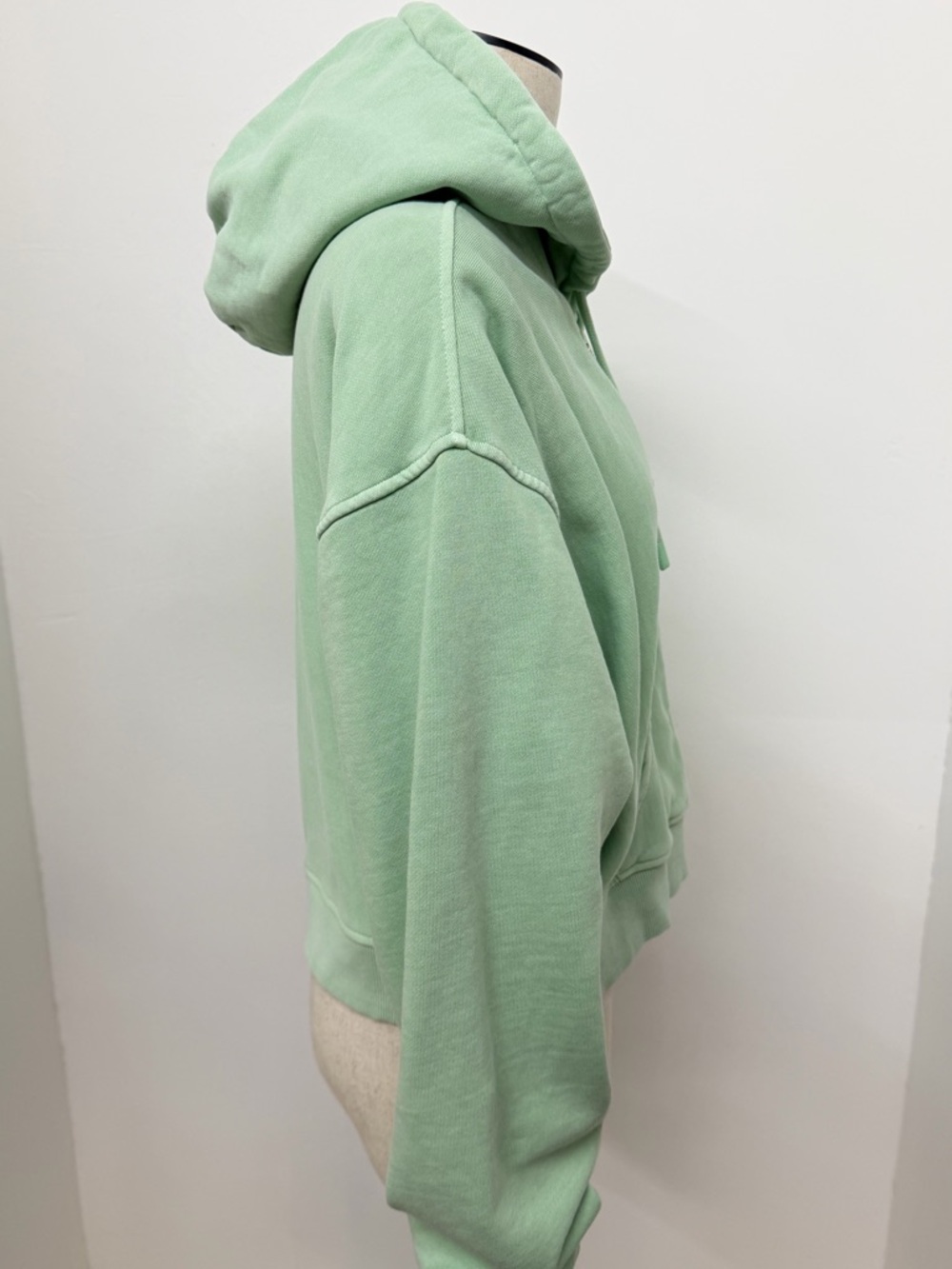 Teddy Fresh Women's Classic Zip Hoodie Mint Green Size Large - Picture 8 of 16